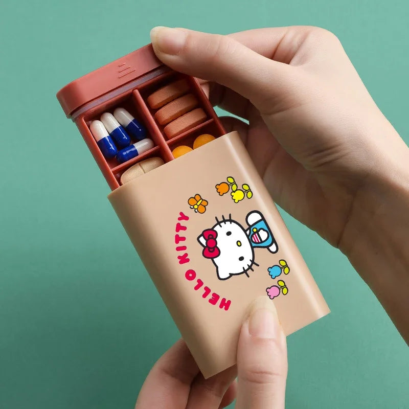 Sanrio Hello Kitty Cartoon Pill Box