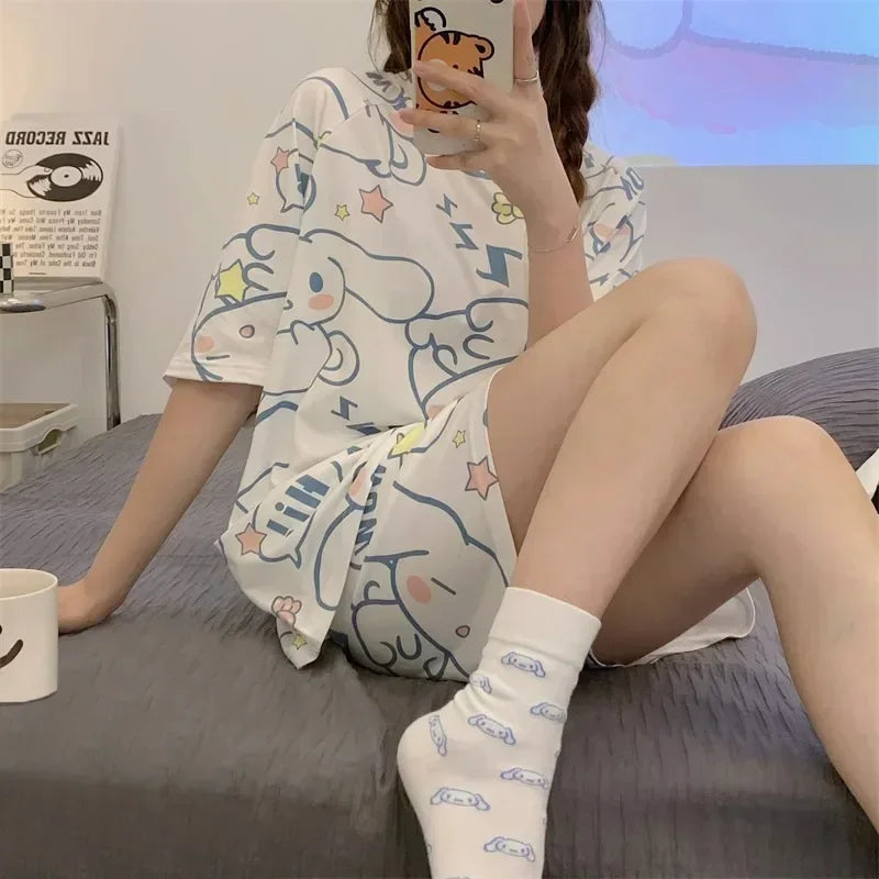 Miniso Sanrio Anime Cinnamoroll & Kuromi Pajamas - Image 3