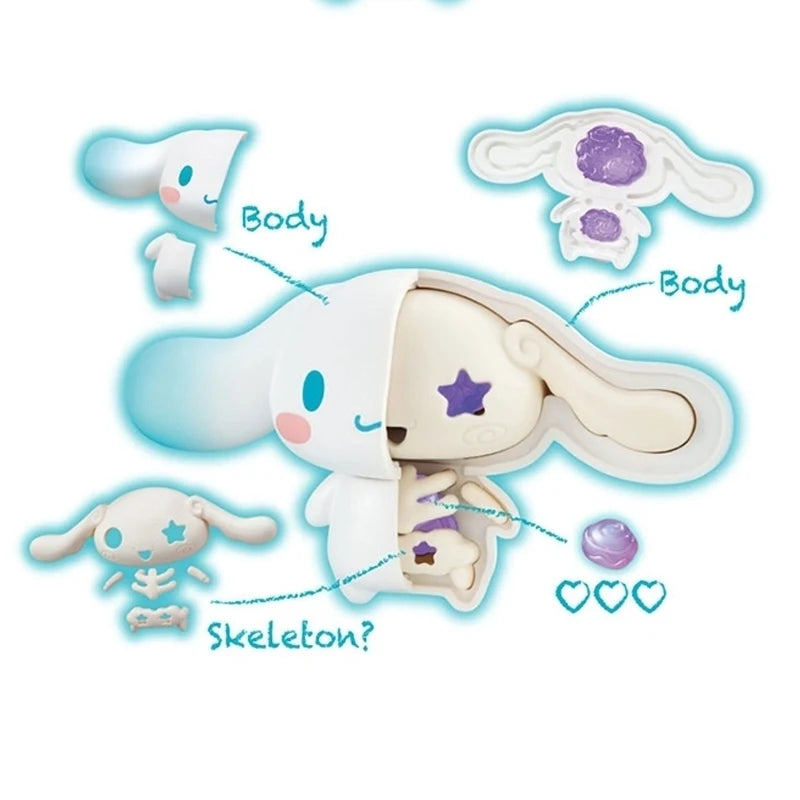 Cartoon Sanrio Box Half Skull Action Figures - Image 9