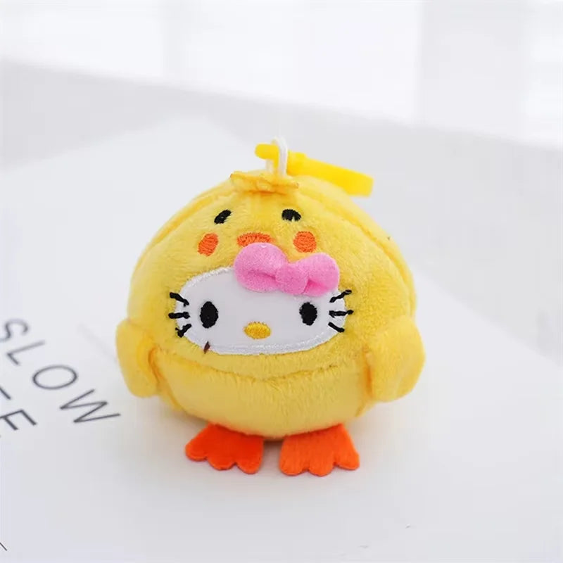 Malta Peixe Cartoon Sanrio Plush Keychain - Image 7