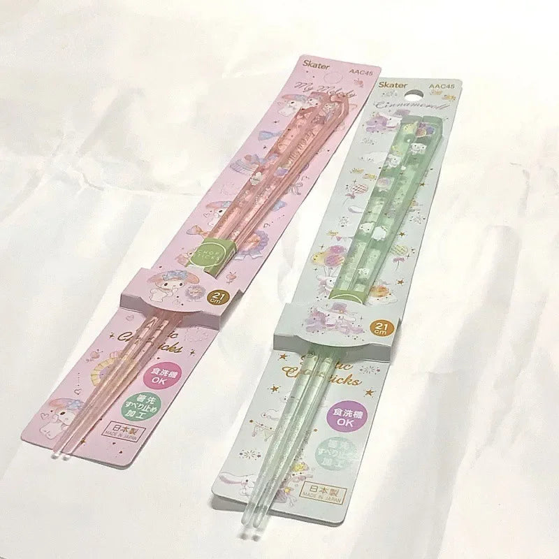 Sanrio My Melody & Cinnamoroll Acrylic Chopsticks Set - Image 5
