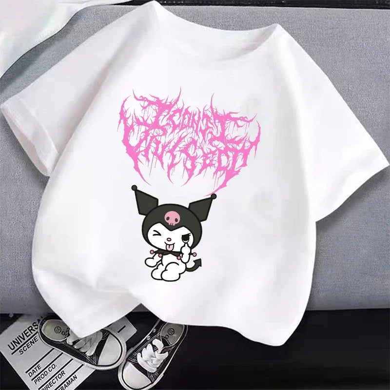 Kuromi Children’s Cotton T-Shirt - Image 5