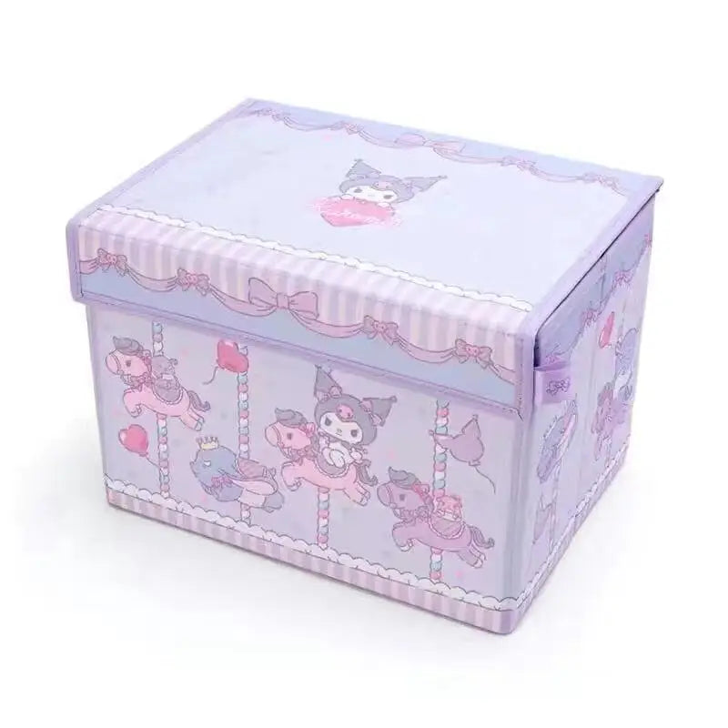 Cute Sanrio Cinnamoroll My Melody Cartoon Desktop Storage Box - Image 9