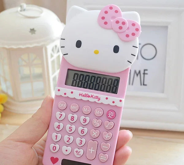 Kawaii Hello Kitty Sanrio Portable Pocket Calculator - Image 9