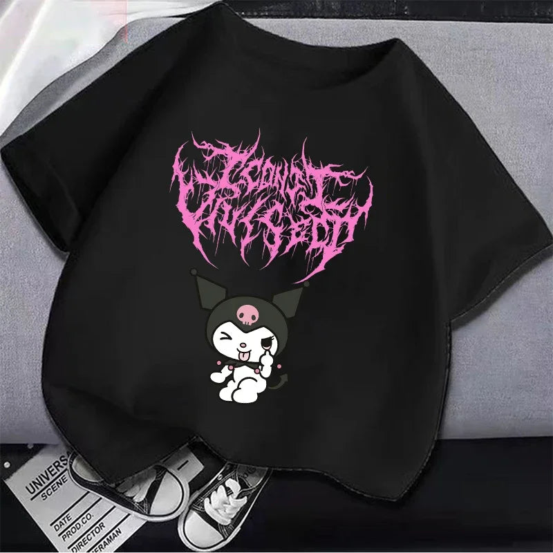 Kuromi Children’s Cotton T-Shirt - Image 10