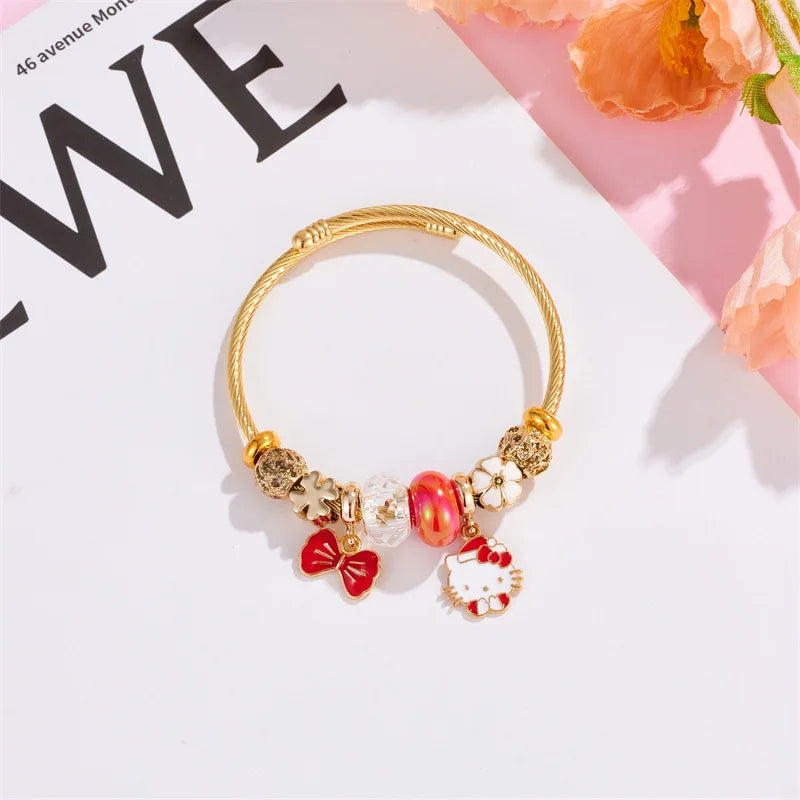 Sanrio Hello Kitty Bowknot Charm Bracelets - Image 7