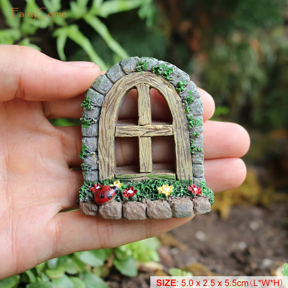 Miniature Fairy Garden Metal Table & Chairs Set - Image 8