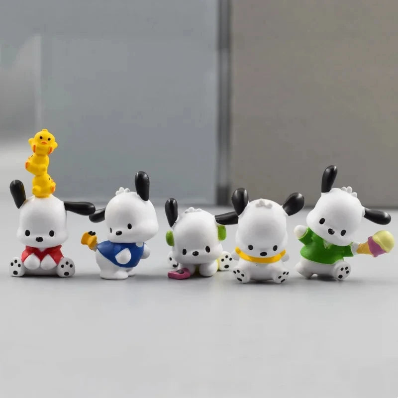 5Pcs Set Sanrio Anime Figure Dolls