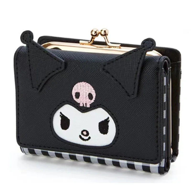 Sanrio PomPomPurin, Hello Kitty, My Melody, and Kuromi PU Leather Wallet