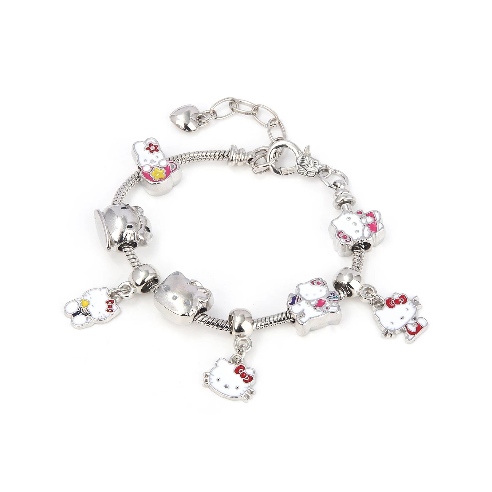 Kawaii Sanrio Pink Hello Kitty & Melody Bracelet - Image 8