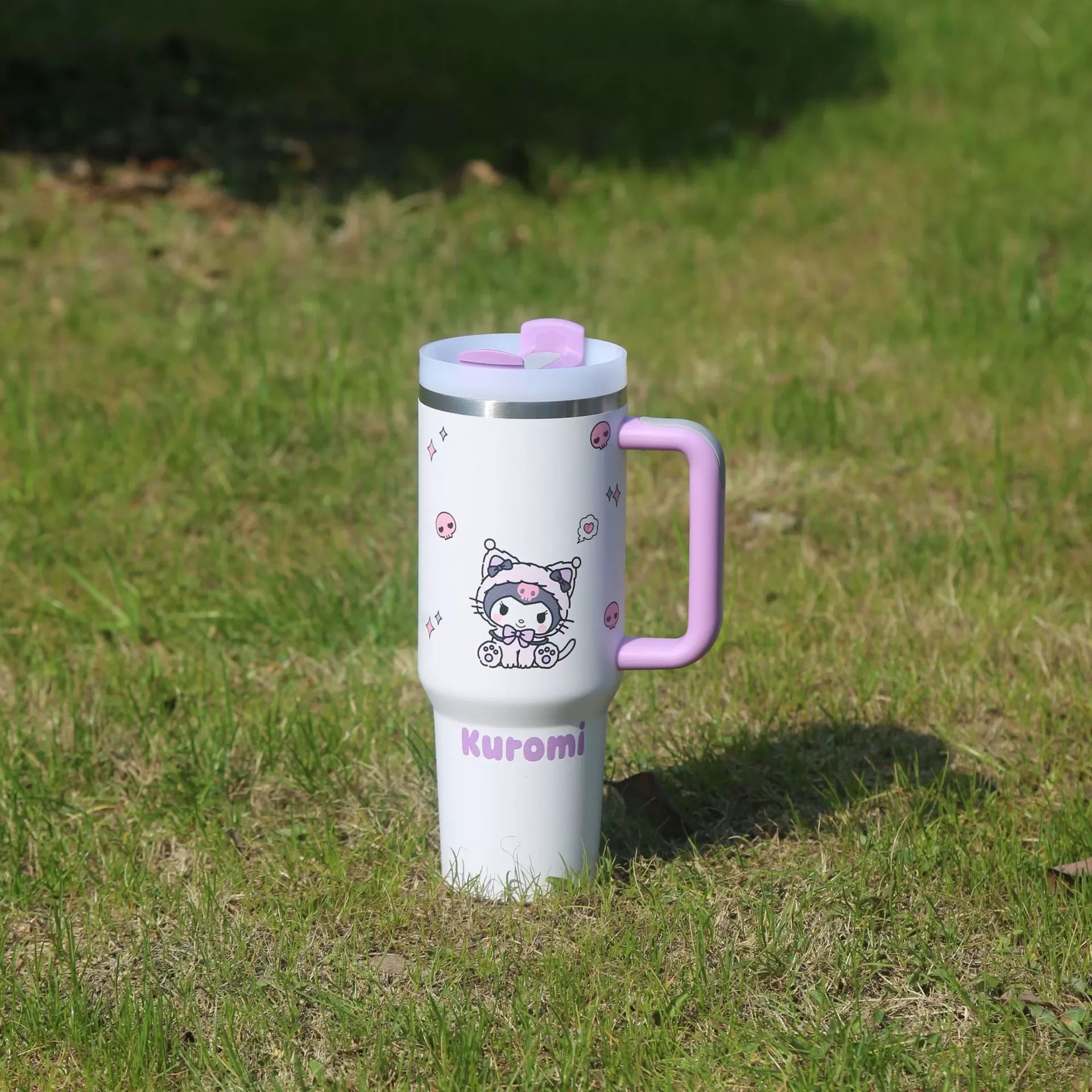 40oz/1200ml Sanrio Hello Kitty Kuromi 304 Stainless Steel Insulated Water Bottle - Image 2