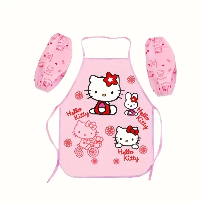 Funny Sanrio Cartoon Hello Kitty Apron Set - Image 6