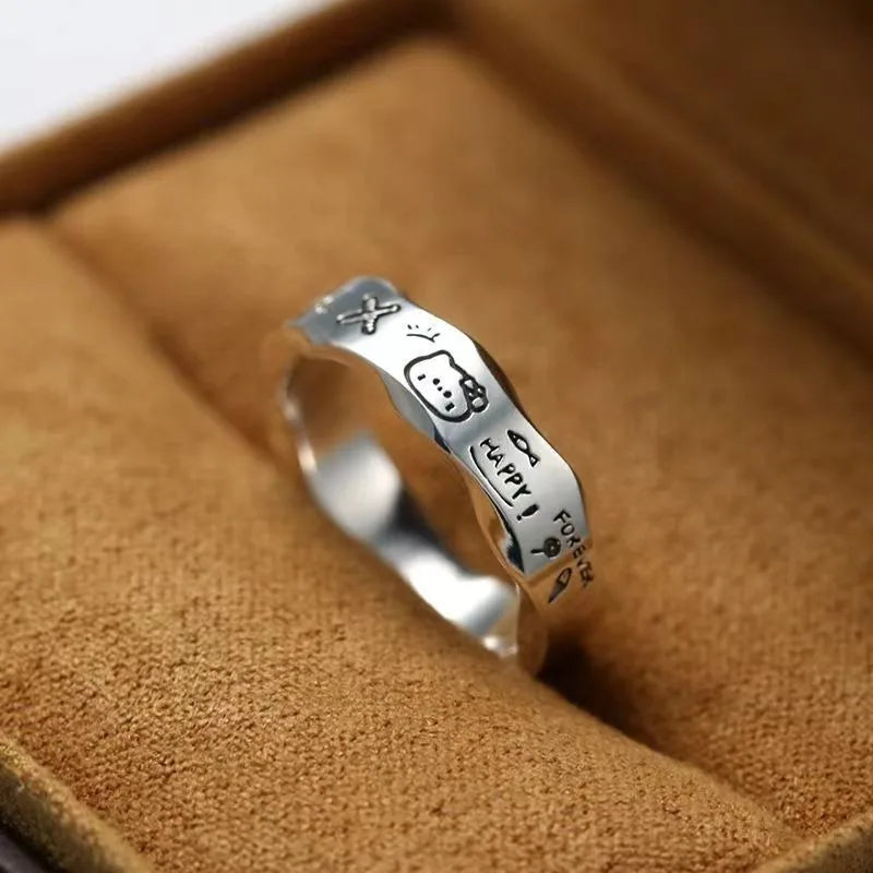 Sanrio Hello Kitty Cartoon Rings - Image 6