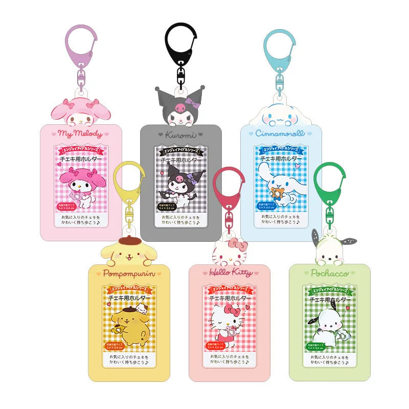 Kawaii Sanrio Hello Kitty Card Holder Keychain - Image 3
