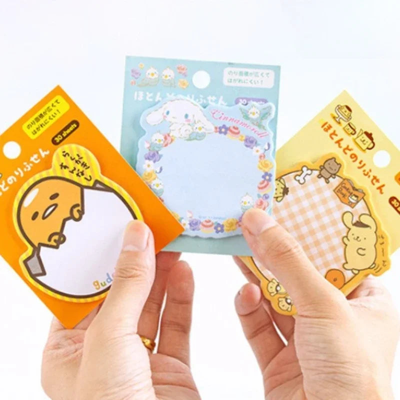 Sanrio Gudetama & Melody Kawaii Paper Sticky Notes - Image 3