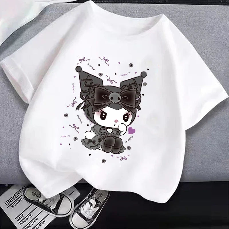 Kuromi Children’s Cotton T-Shirt - Image 4
