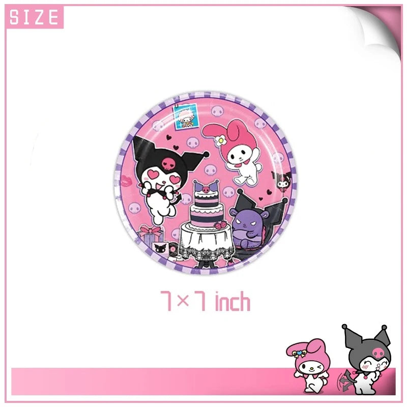 Sanrio Kuromi & My Melody Birthday Party Supplies - Image 7