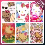 Sweet Sanrio Hello Kitty Credit Card Stickers