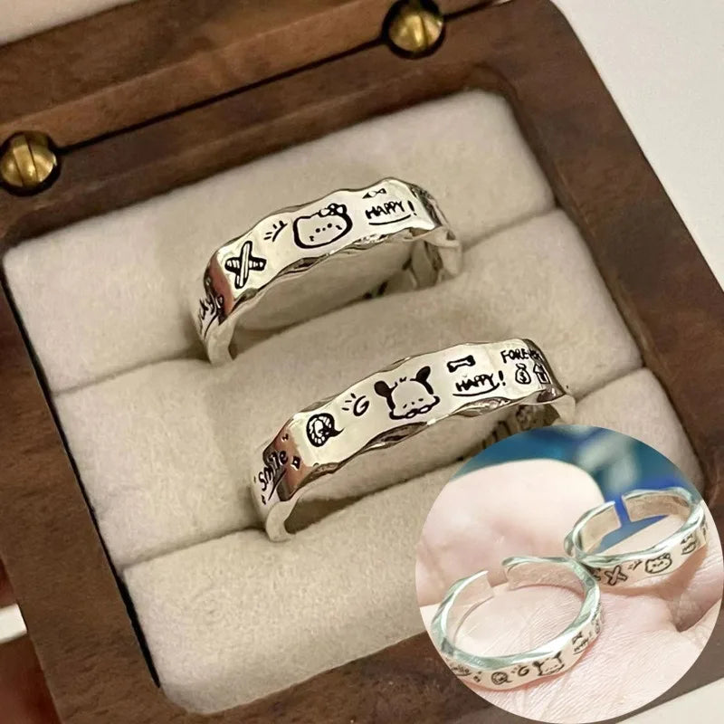 Sanrio Hello Kitty Cartoon Rings - Image 2