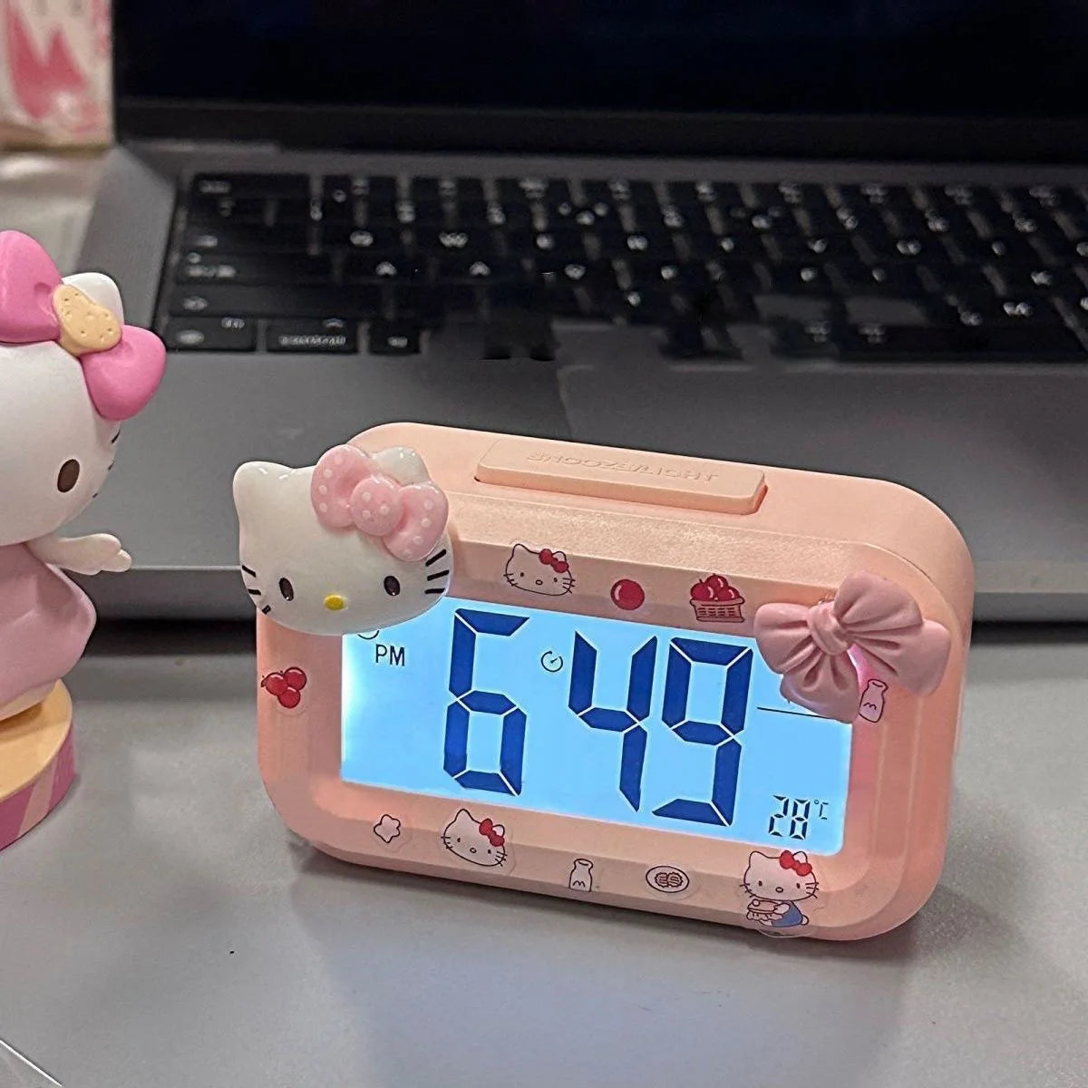 Sanrio Hello Kitty Noctilucent Alarm Clock - Image 6