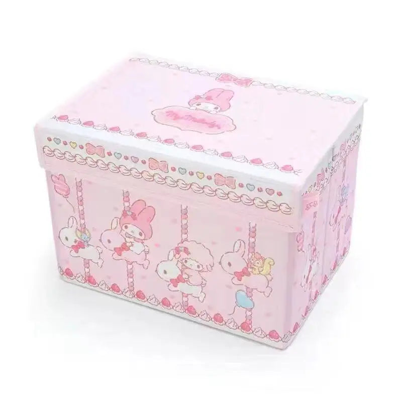 Cute Sanrio Cinnamoroll My Melody Cartoon Desktop Storage Box - Image 12