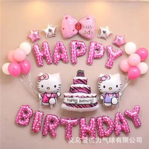 Cute Sanrio Hello Kitty Party Balloon Set