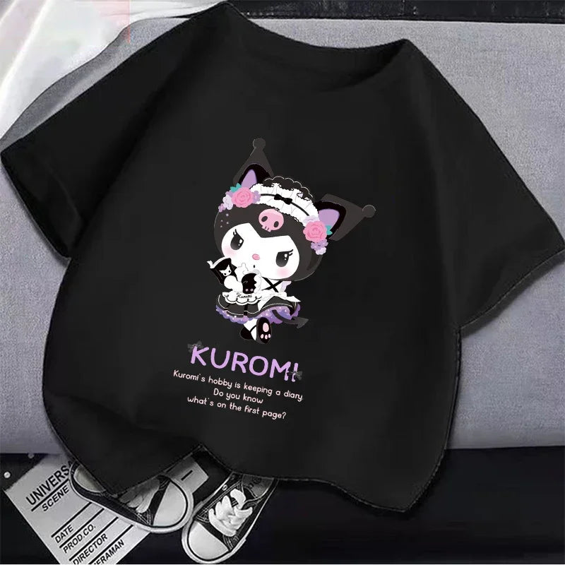 Kuromi Children’s Cotton T-Shirt - Image 3