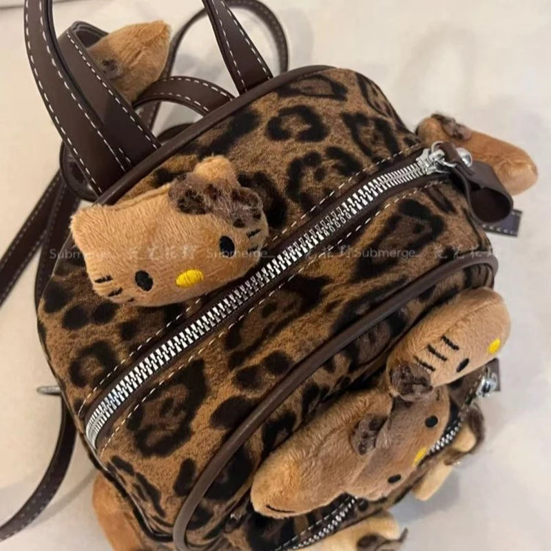 New Sanrio Hello Kitty Spicy Girl Leopard Print Bag - Image 3
